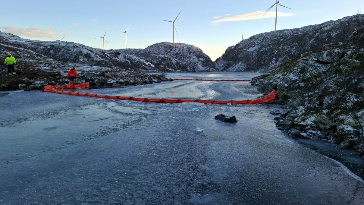 Sørmarkfjellet vindpark skader turbin 3