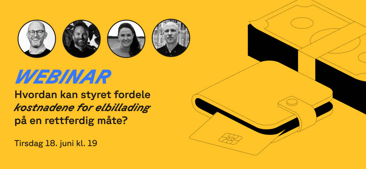 Webinar: Hvordan fordele kostnader for elbillading på en rettferdig måte i borettslaget? 